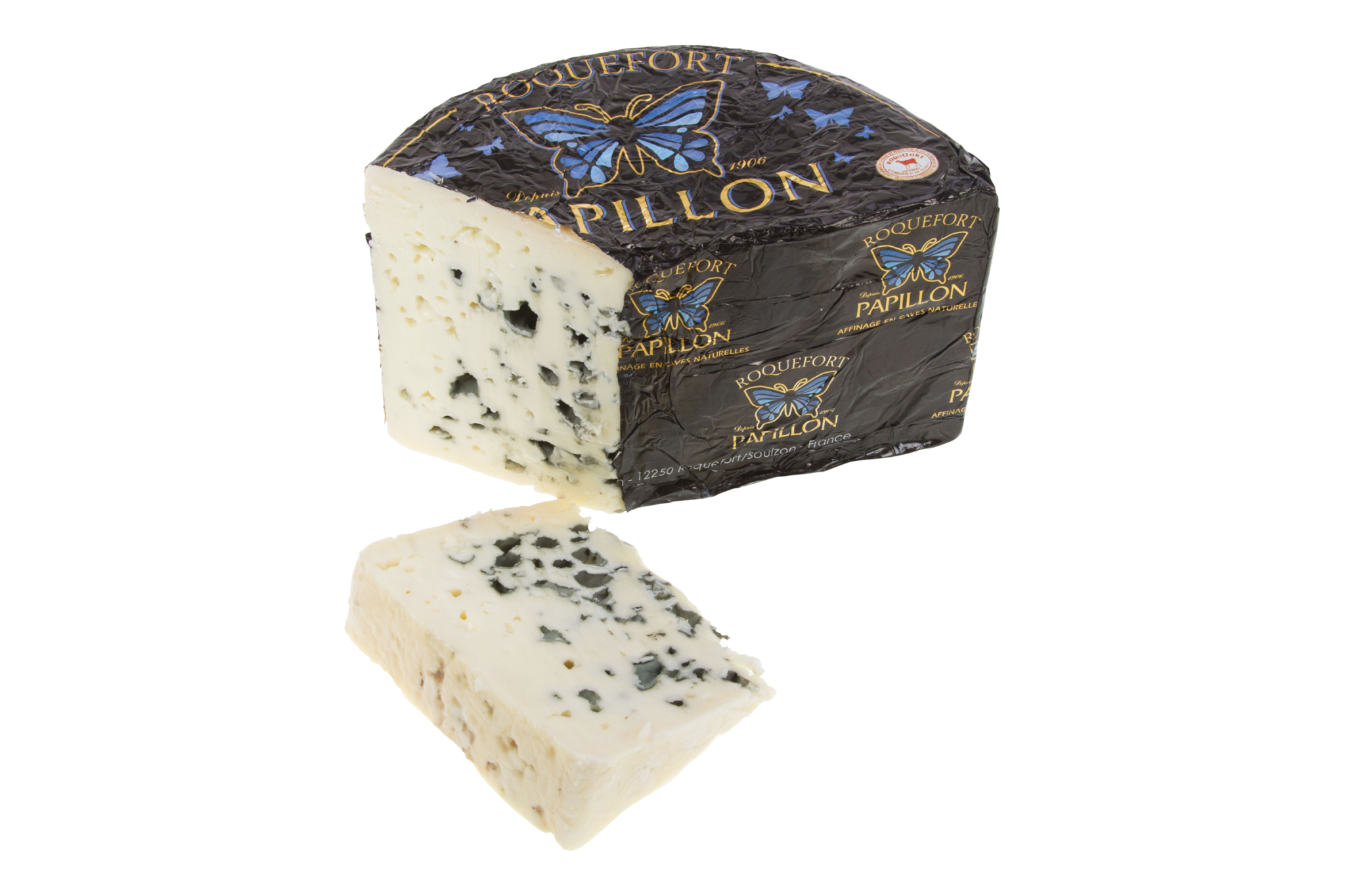 Roquefort, Papillon- per 1/2 lb (8 oz) – Caputo's Market & Deli